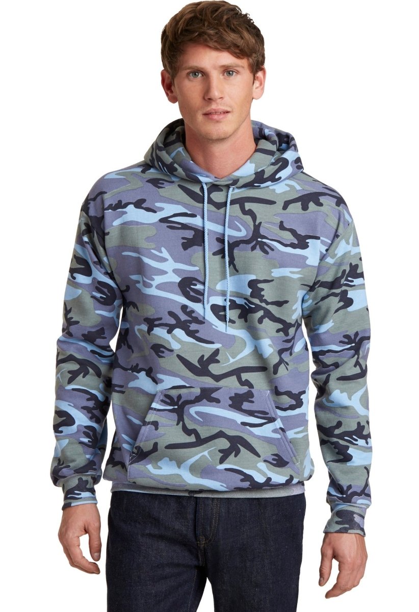 Port & CompanyÂ® Core Fleece Camo Pullover Hooded Sweatshirt. PC78HC - uslegacypromotions