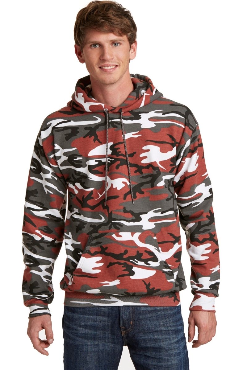 Port & CompanyÂ® Core Fleece Camo Pullover Hooded Sweatshirt. PC78HC - uslegacypromotions