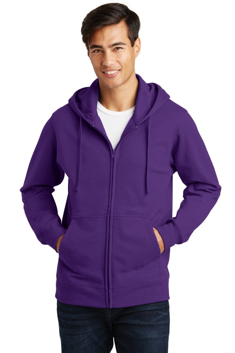 Port & CompanyÂ® Fan Favorite Fleece Full-Zip Hooded Sweatshirt. PC850ZH - uslegacypromotions