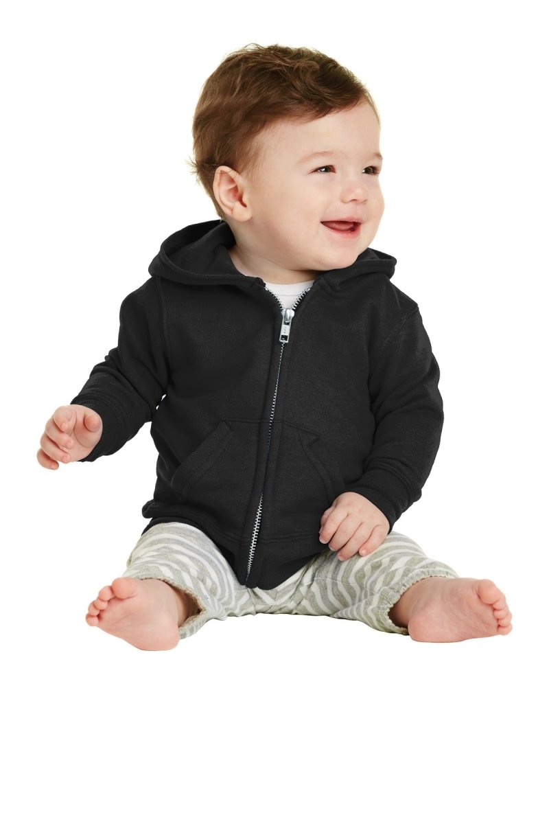 Port & CompanyÂ® Infant Core Fleece Full-Zip Hooded Sweatshirt. CAR78IZH - uslegacypromotions