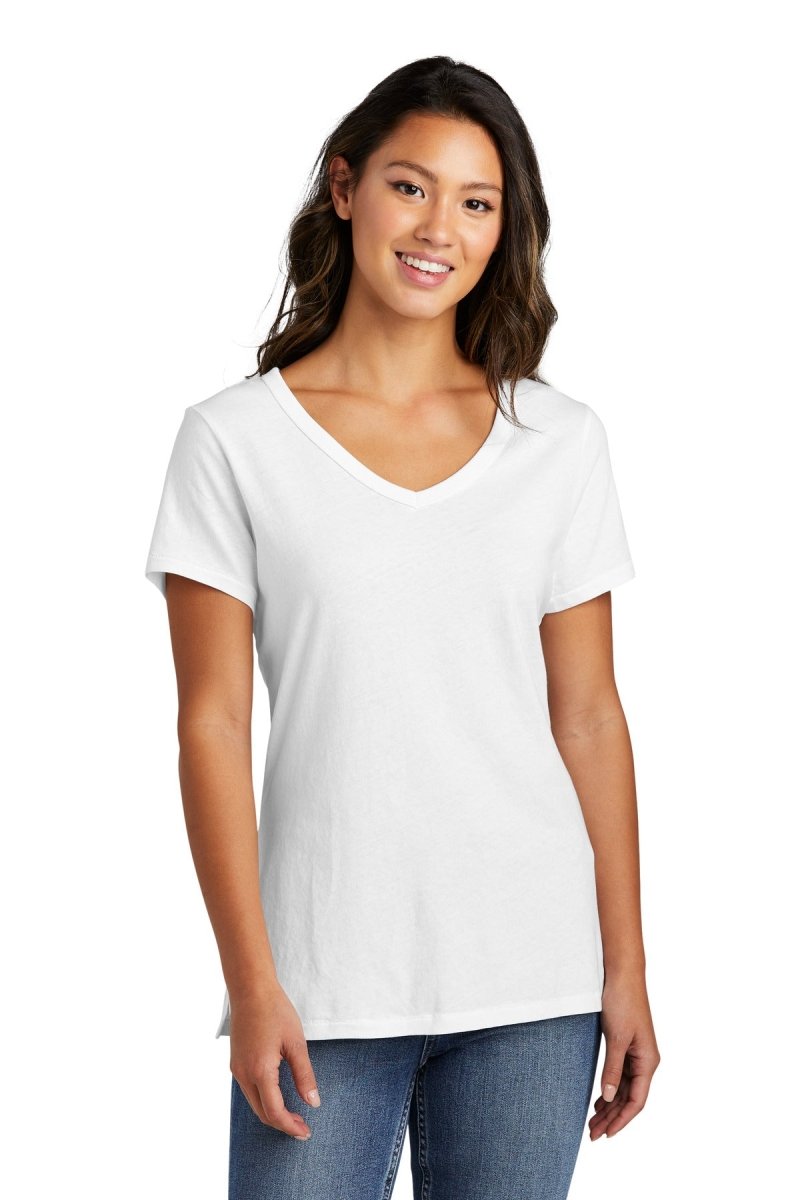 Port & CompanyÂ® Ladies Beach WashÂ® Garment-Dyed V-Neck Tee LPC099V - uslegacypromotions