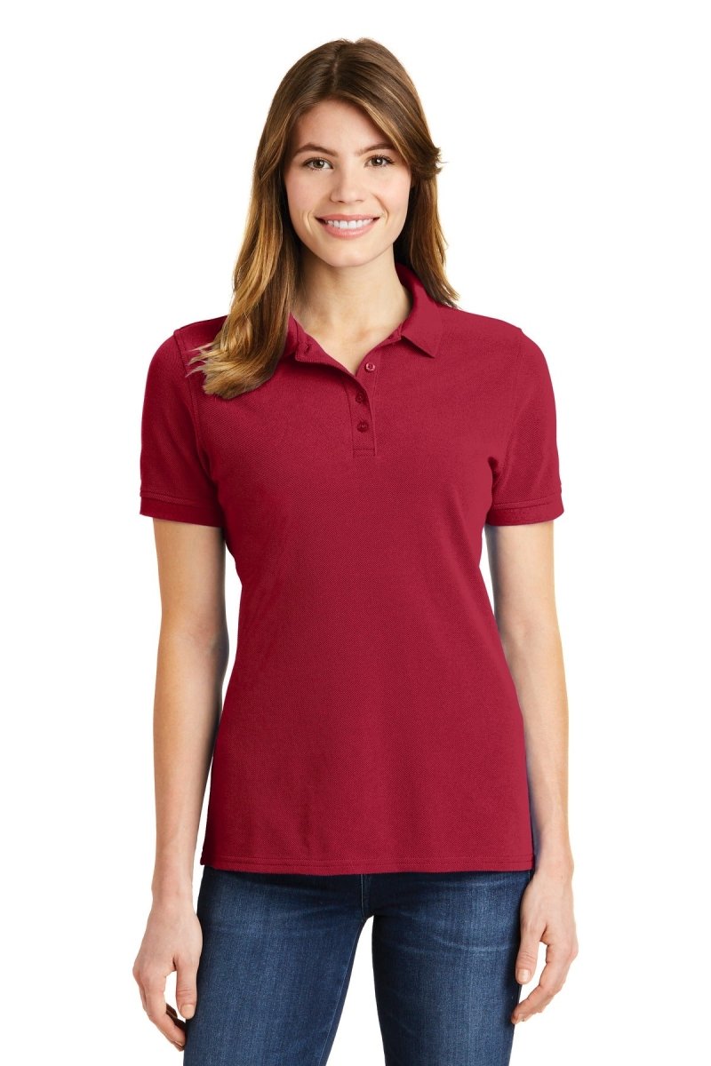 Port & CompanyÂ® Ladies Combed Ring Spun Pique Polo. LKP1500 - uslegacypromotions