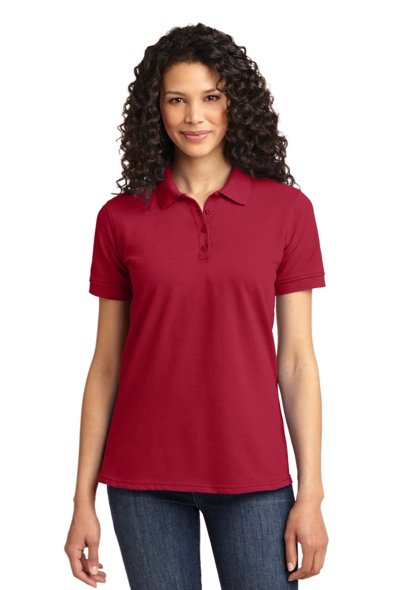 Port & CompanyÂ® Ladies Core Blend Pique Polo. LKP155 - uslegacypromotions