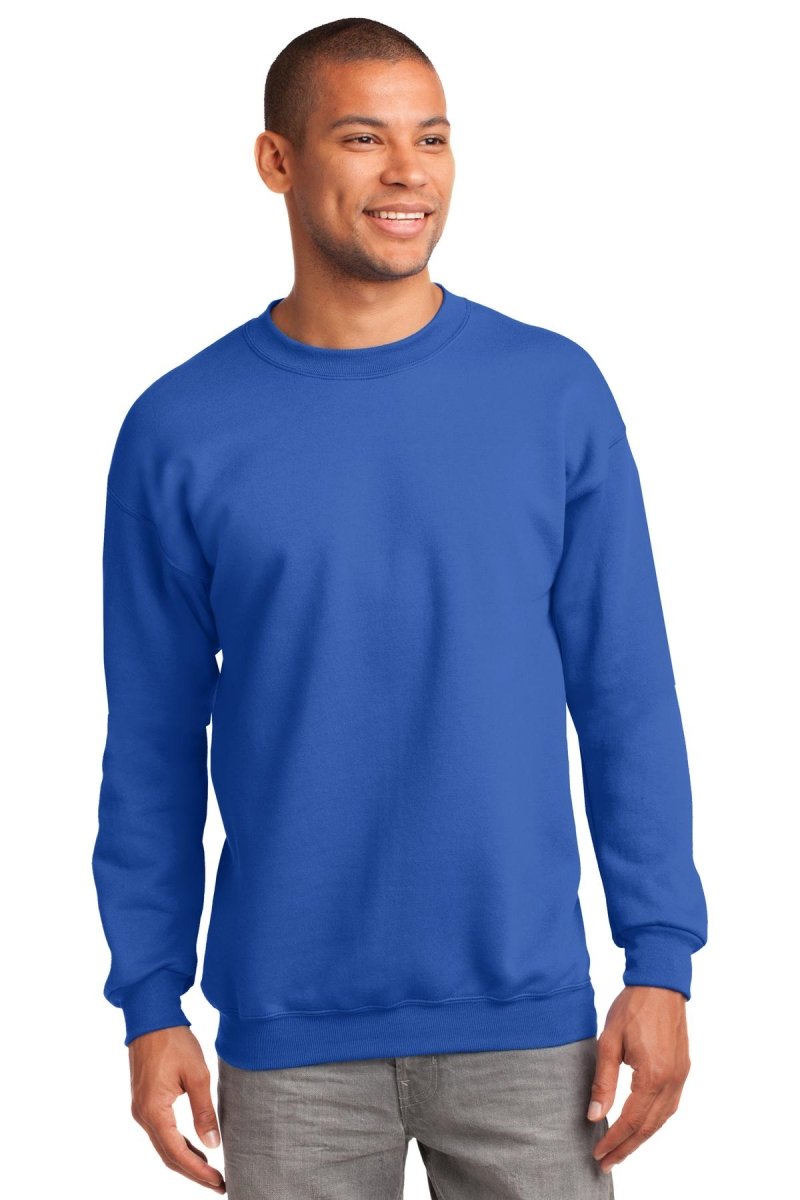 Port & CompanyÂ® Tall Essential Fleece Crewneck Sweatshirt. PC90T - uslegacypromotions