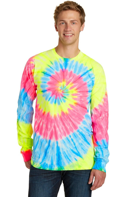 Port & CompanyÂ® Tie-Dye Long Sleeve Tee. PC147LS - uslegacypromotions