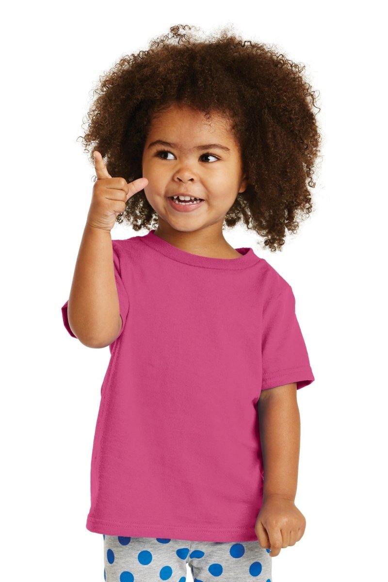 Port & CompanyÂ® Toddler Core Cotton Tee. CAR54T - uslegacypromotions