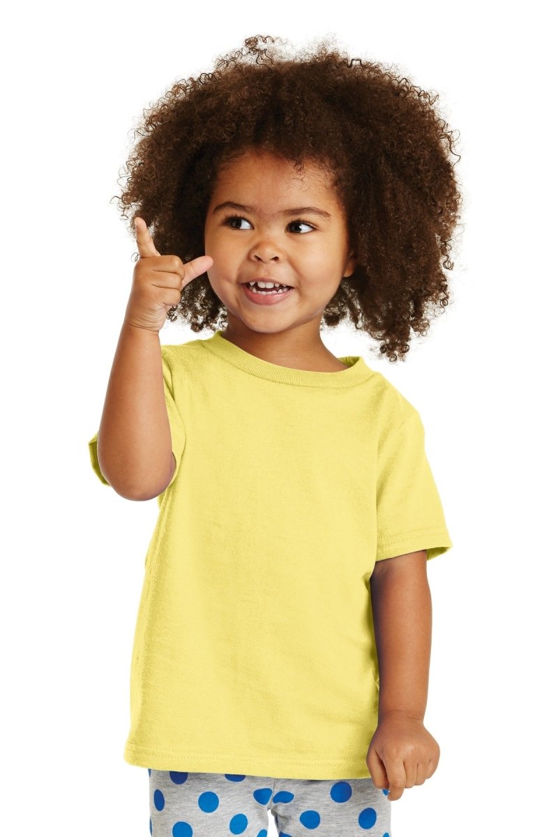 Port & CompanyÂ® Toddler Core Cotton Tee. CAR54T - uslegacypromotions