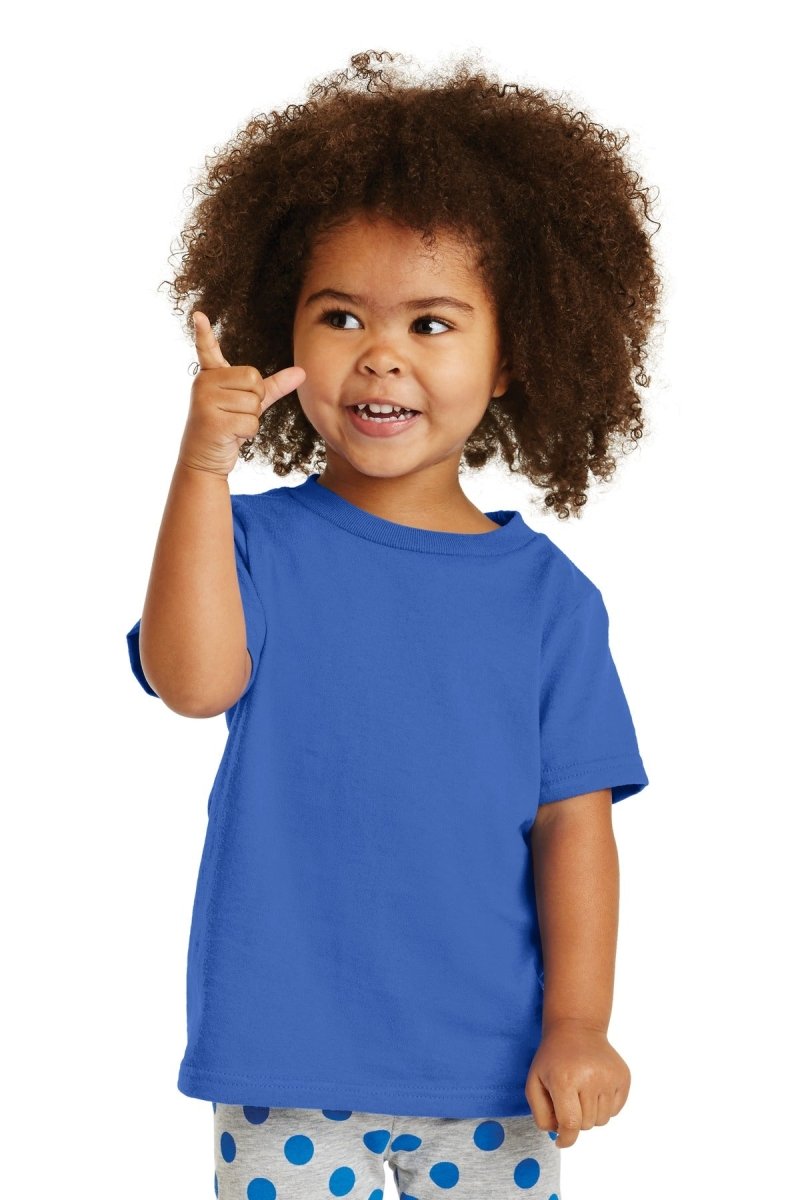 Port & CompanyÂ® Toddler Core Cotton Tee. CAR54T - uslegacypromotions