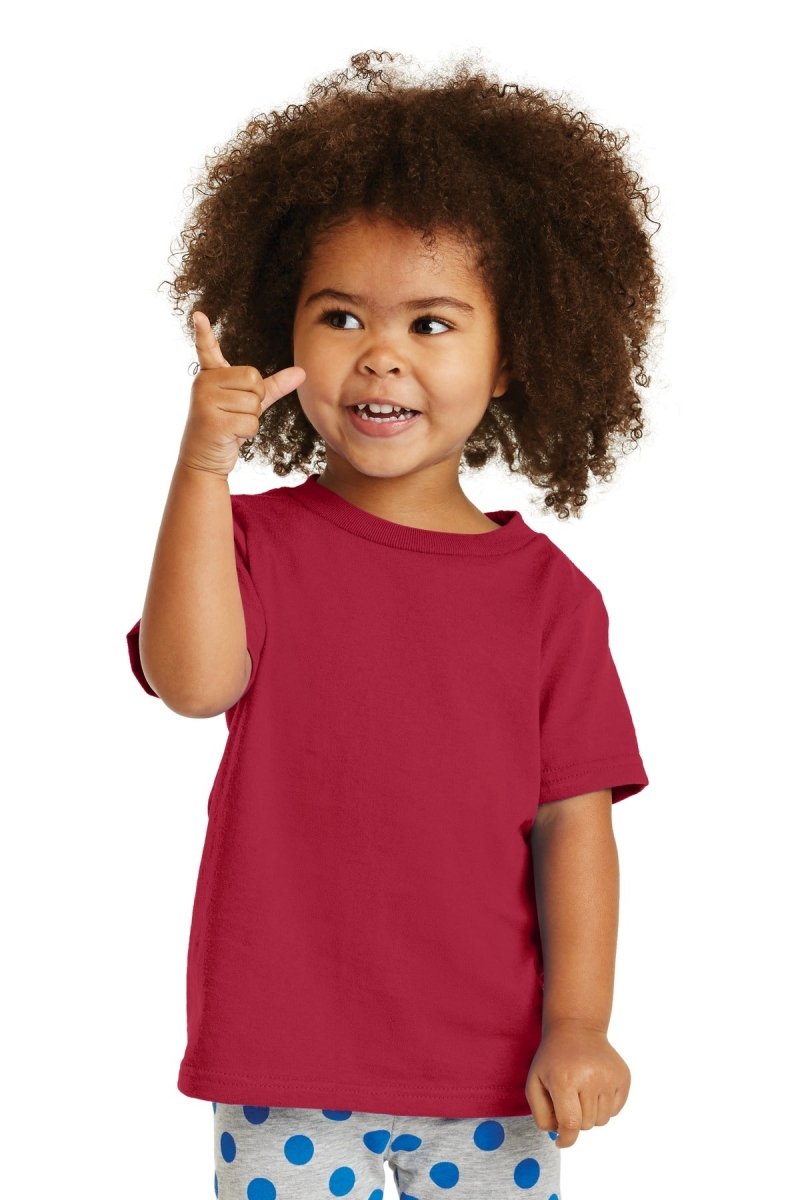 Port & CompanyÂ® Toddler Core Cotton Tee. CAR54T - uslegacypromotions