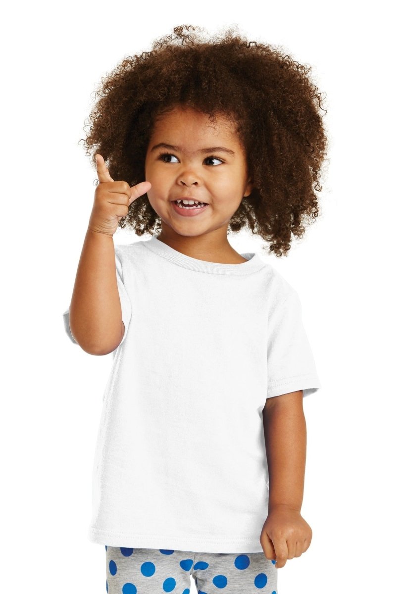 Port & CompanyÂ® Toddler Core Cotton Tee. CAR54T - uslegacypromotions