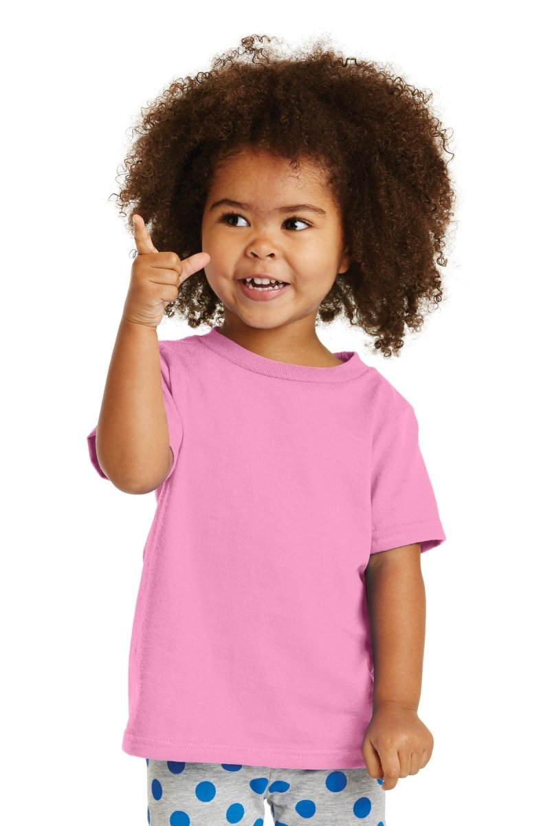 Port & CompanyÂ® Toddler Core Cotton Tee. CAR54T - uslegacypromotions