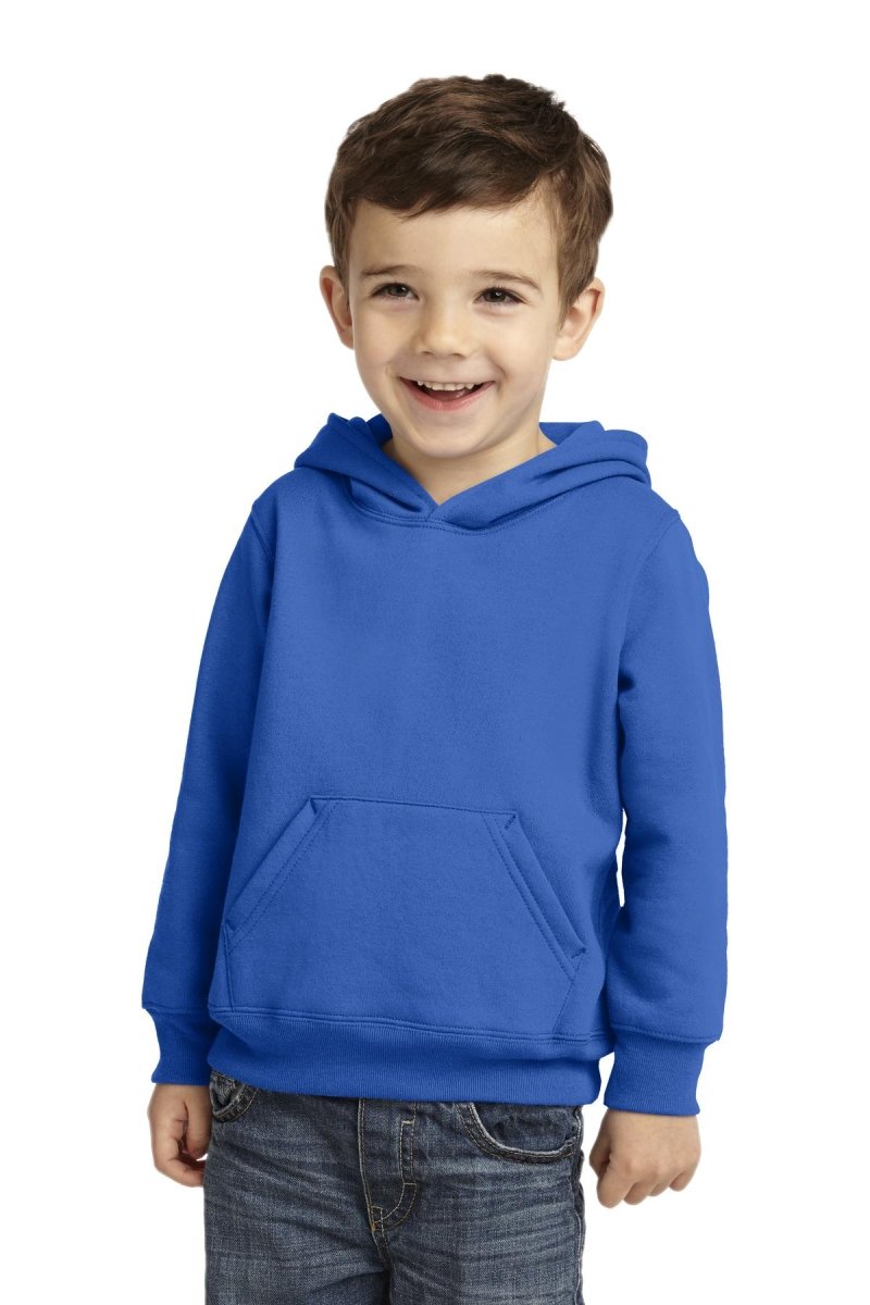 Port & CompanyÂ® Toddler Core Fleece Pullover Hooded Sweatshirt. CAR78TH - uslegacypromotions