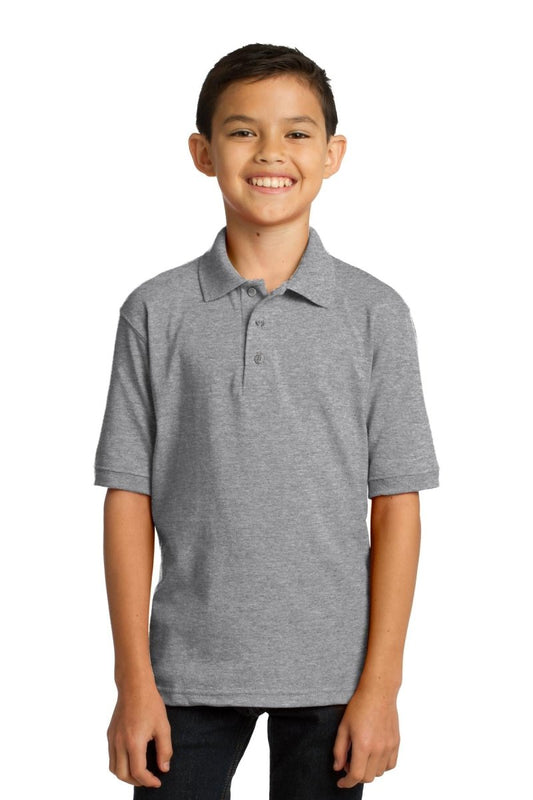Port & CompanyÂ® Youth Core Blend Jersey Knit Polo. KP55Y - uslegacypromotions