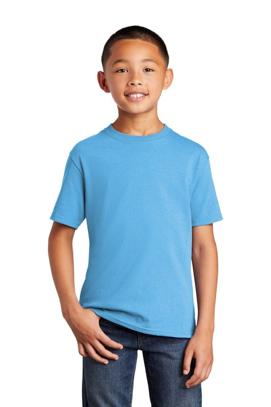 Port & CompanyÂ® Youth Core Cotton DTG Tee PC54YDTG - uslegacypromotions