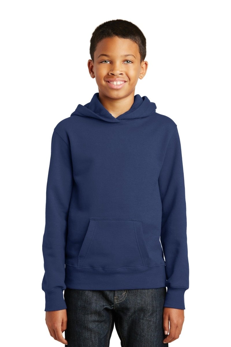 Port & CompanyÂ® Youth Fan Favorite Fleece Pullover Hooded Sweatshirt. PC850YH - uslegacypromotions