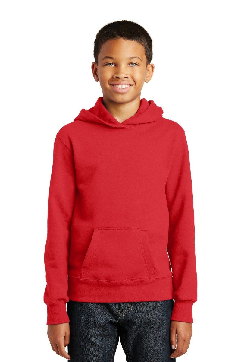 Port & CompanyÂ® Youth Fan Favorite Fleece Pullover Hooded Sweatshirt. PC850YH - uslegacypromotions