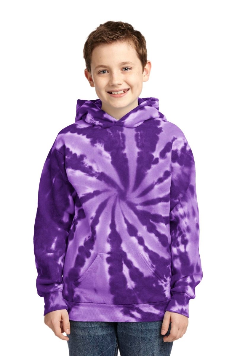 Port & CompanyÂ® Youth Tie-Dye Pullover Hooded Sweatshirt. PC146Y - uslegacypromotions