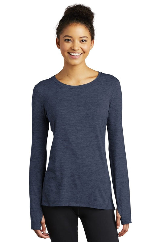 Sport-Tek Â® Ladies Exchange 1.5 Long Sleeve Crew. LST710 - uslegacypromotions