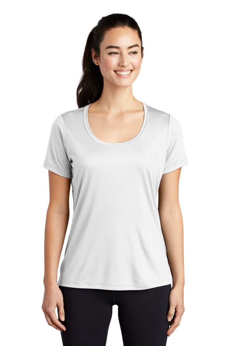 Sport-Tek Â® Ladies Posi-UVÂ® Pro Scoop Neck Tee. LST420 - uslegacypromotions