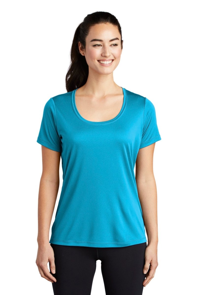 Sport-Tek Â® Ladies Posi-UVÂ® Pro Scoop Neck Tee. LST420 - uslegacypromotions