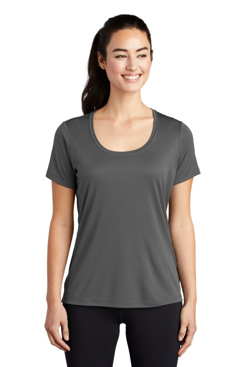 Sport-Tek Â® Ladies Posi-UVÂ® Pro Scoop Neck Tee. LST420 - uslegacypromotions