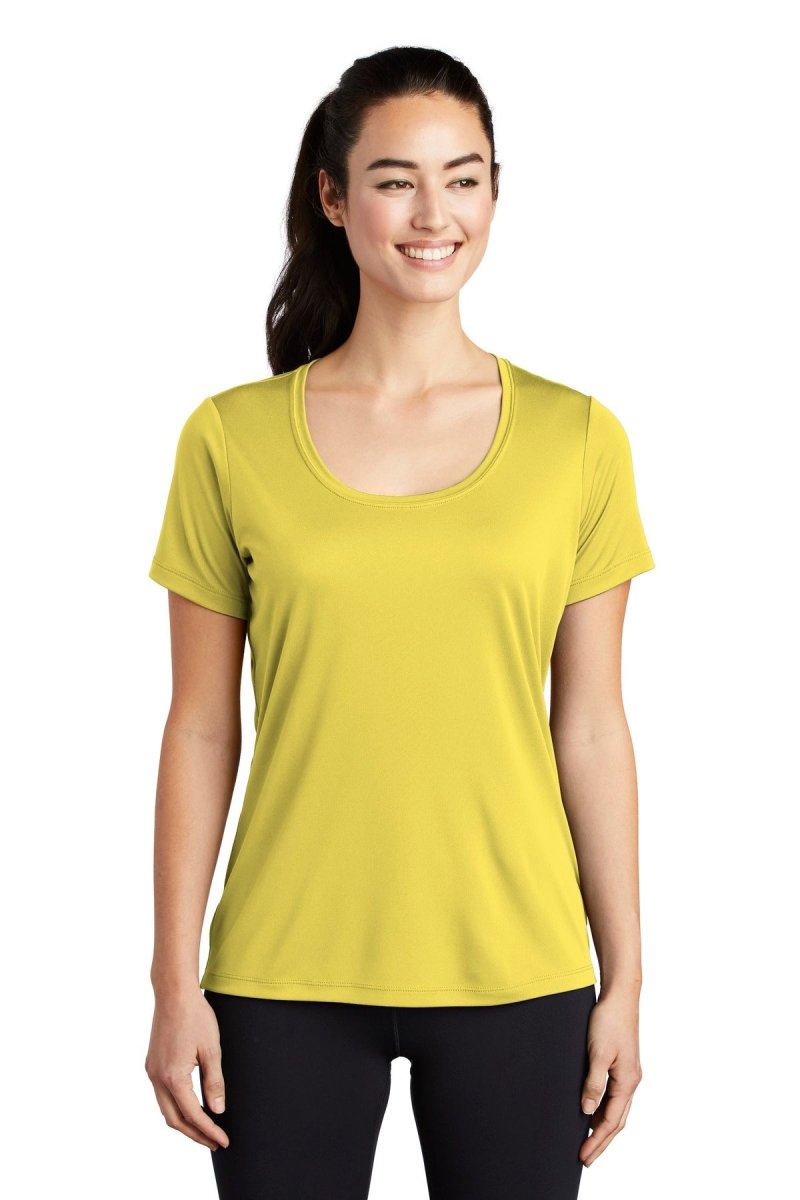 Sport-Tek Â® Ladies Posi-UVÂ® Pro Scoop Neck Tee. LST420 - uslegacypromotions