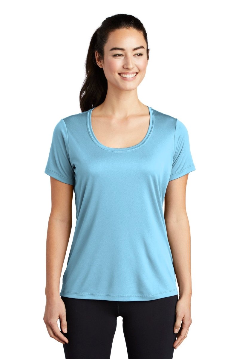 Sport-Tek Â® Ladies Posi-UVÂ® Pro Scoop Neck Tee. LST420 - uslegacypromotions