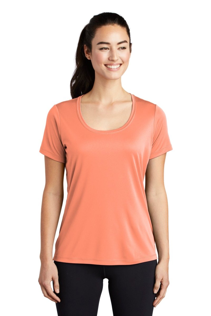 Sport-Tek Â® Ladies Posi-UVÂ® Pro Scoop Neck Tee. LST420 - uslegacypromotions