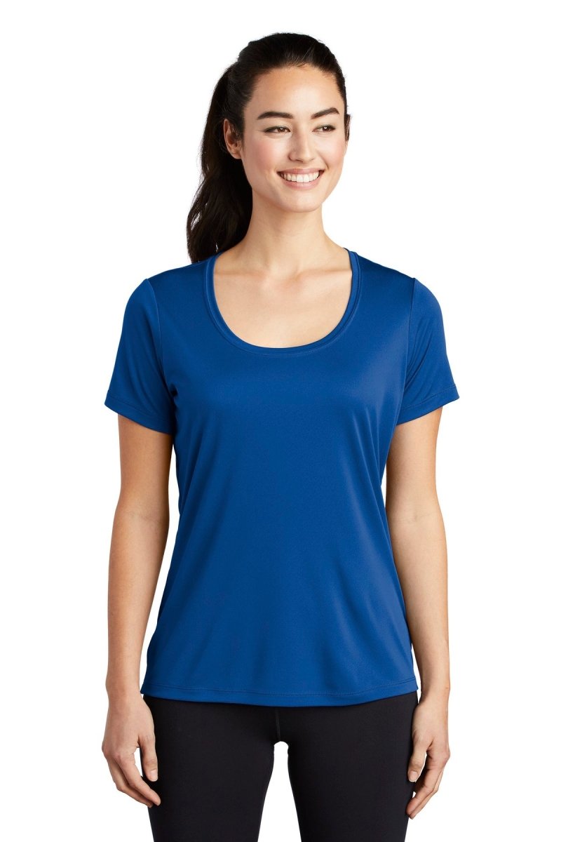 Sport-Tek Â® Ladies Posi-UVÂ® Pro Scoop Neck Tee. LST420 - uslegacypromotions