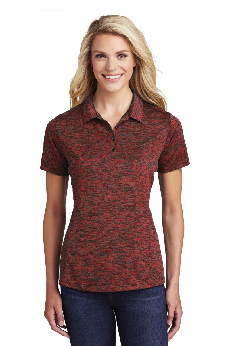 Sport-Tek Â® Ladies PosiCharge Â® Electric Heather Polo. LST590 - uslegacypromotions