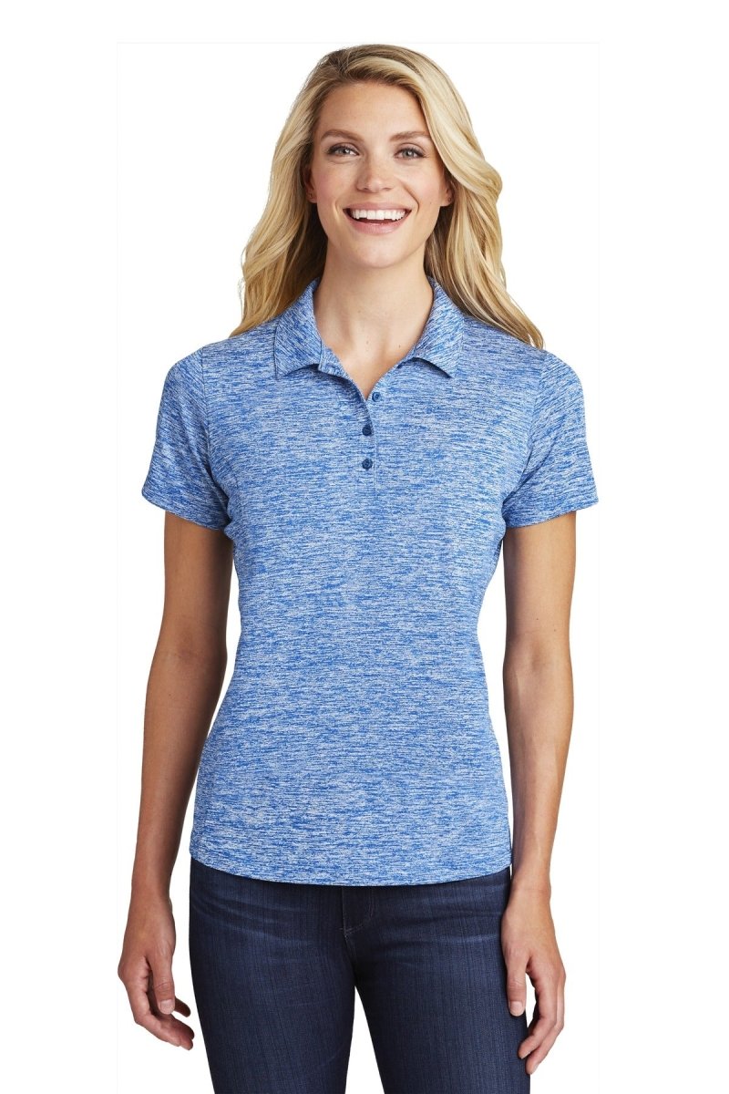 Sport-Tek Â® Ladies PosiCharge Â® Electric Heather Polo. LST590 - uslegacypromotions