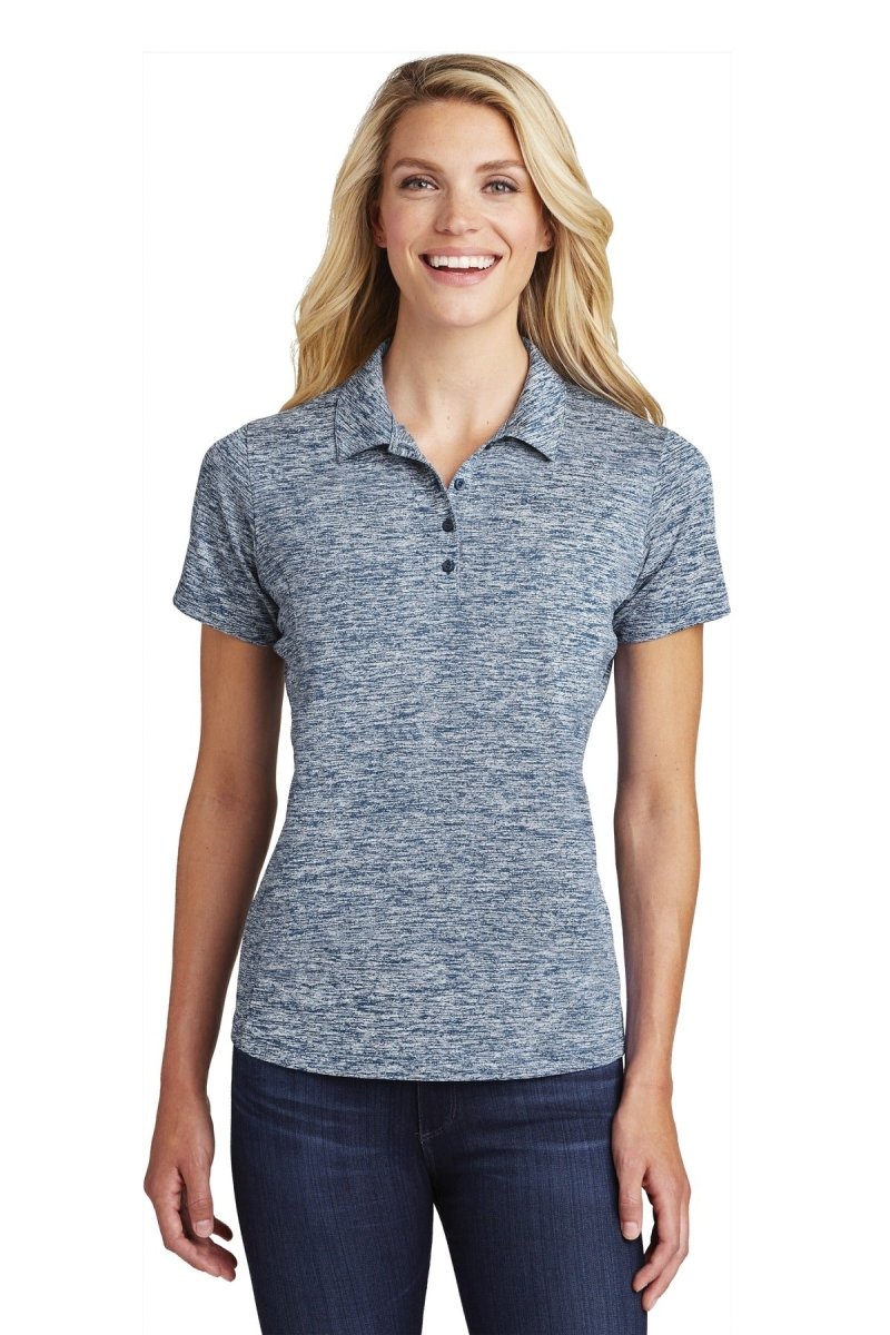 Sport-Tek Â® Ladies PosiCharge Â® Electric Heather Polo. LST590 - uslegacypromotions