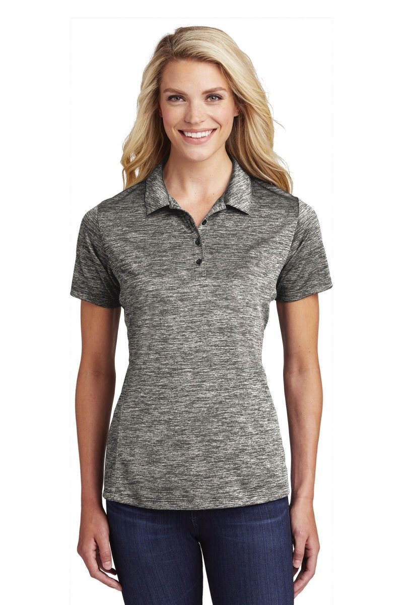 Sport-Tek Â® Ladies PosiCharge Â® Electric Heather Polo. LST590 - uslegacypromotions