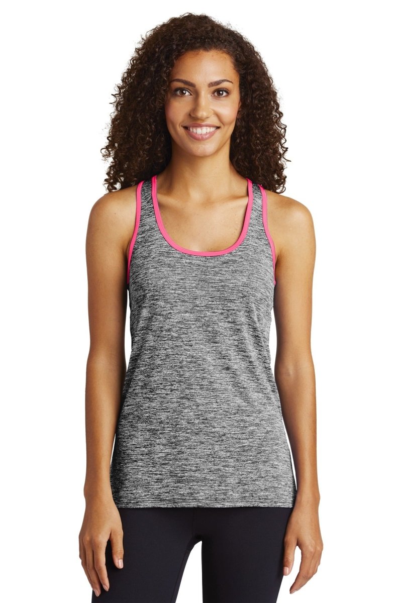 Sport-Tek Â® Ladies PosiCharge Â® Electric Heather Racerback Tank. LST396 - uslegacypromotions