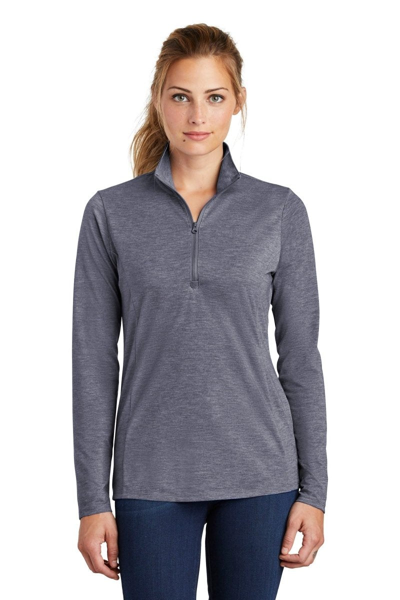 Sport-Tek Â® Ladies PosiCharge Â® Tri-Blend Wicking 1/4-Zip Pullover. LST407 - uslegacypromotions