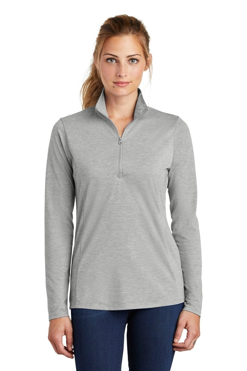 Sport-Tek Â® Ladies PosiCharge Â® Tri-Blend Wicking 1/4-Zip Pullover. LST407 - uslegacypromotions