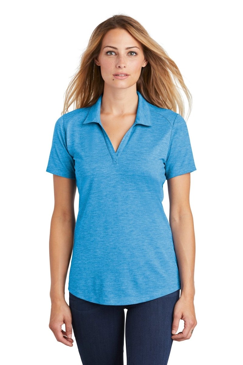 Sport-Tek Â® Ladies PosiCharge Â® Tri-Blend Wicking Polo. LST405 - uslegacypromotions