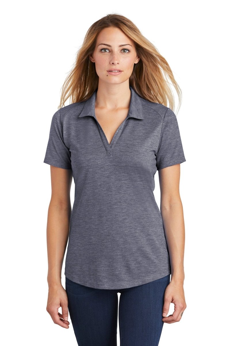 Sport-Tek Â® Ladies PosiCharge Â® Tri-Blend Wicking Polo. LST405 - uslegacypromotions