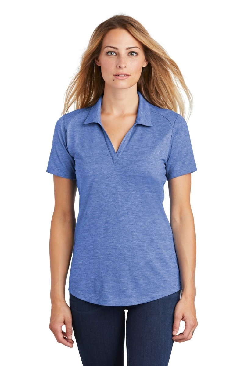 Sport-Tek Â® Ladies PosiCharge Â® Tri-Blend Wicking Polo. LST405 - uslegacypromotions