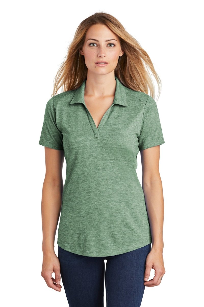 Sport-Tek Â® Ladies PosiCharge Â® Tri-Blend Wicking Polo. LST405 - uslegacypromotions