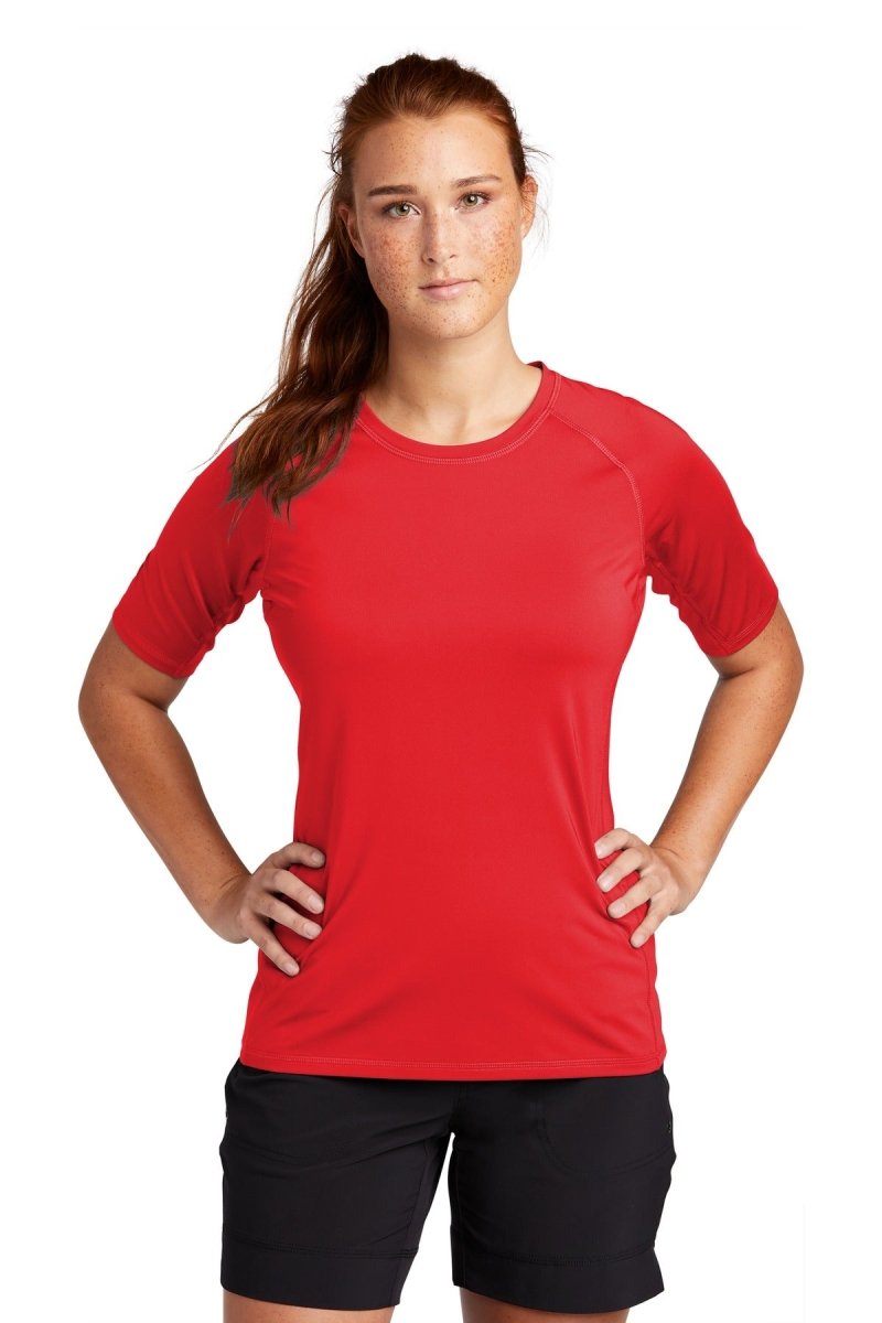 Sport-Tek Â® Ladies Rashguard Tee. LST470 - uslegacypromotions