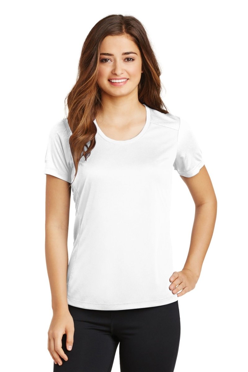 Sport-Tek® Ladies PosiCharge® Elevate Scoop Neck Tee. LST380 - uslegacypromotions