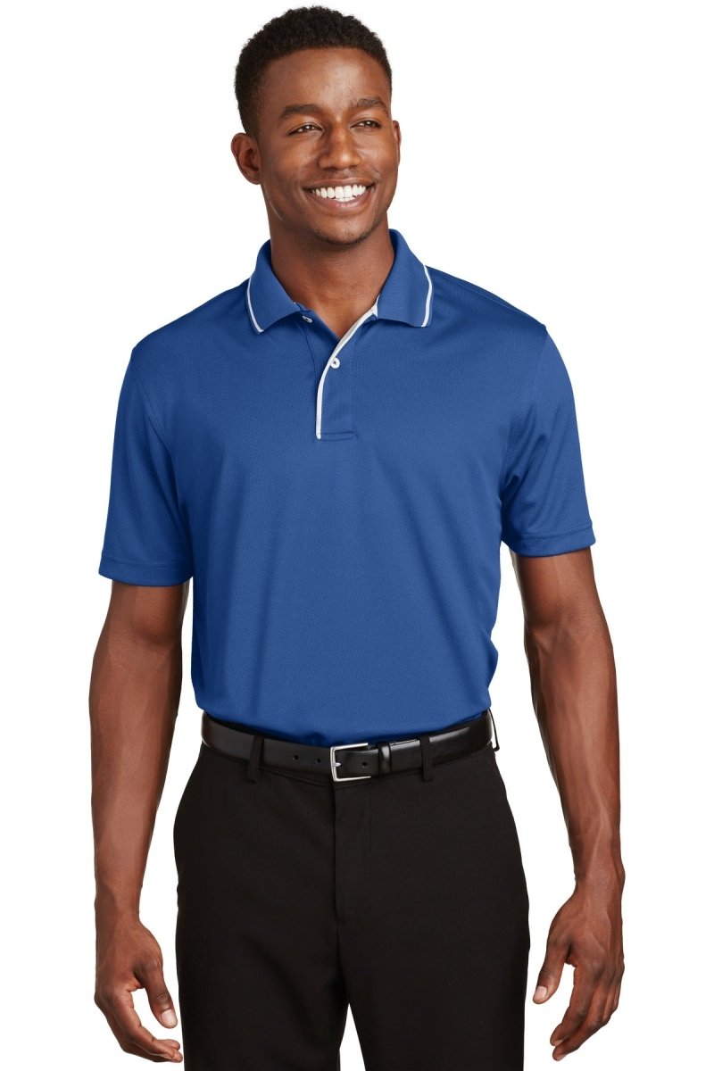 Sport-TekÂ® Dri-MeshÂ® Polo with Tipped Collar and Piping. K467 - uslegacypromotions