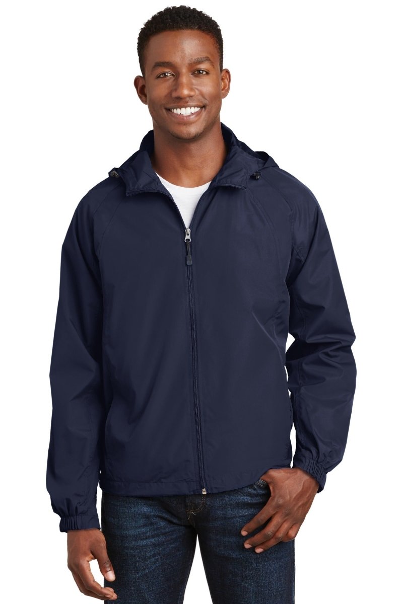 Sport-TekÂ® Hooded Raglan Jacket. JST73 - uslegacypromotions