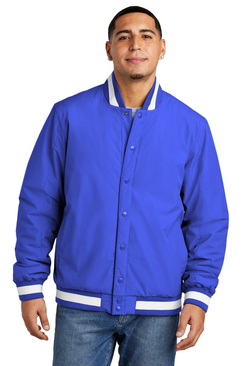 Sport-TekÂ® Insulated Varsity Jacket JST58 - uslegacypromotions