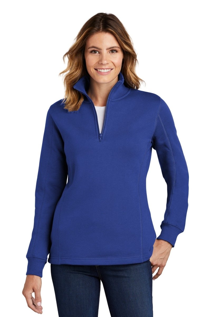 Sport-TekÂ® Ladies 1/4-Zip Sweatshirt. LST253 - uslegacypromotions