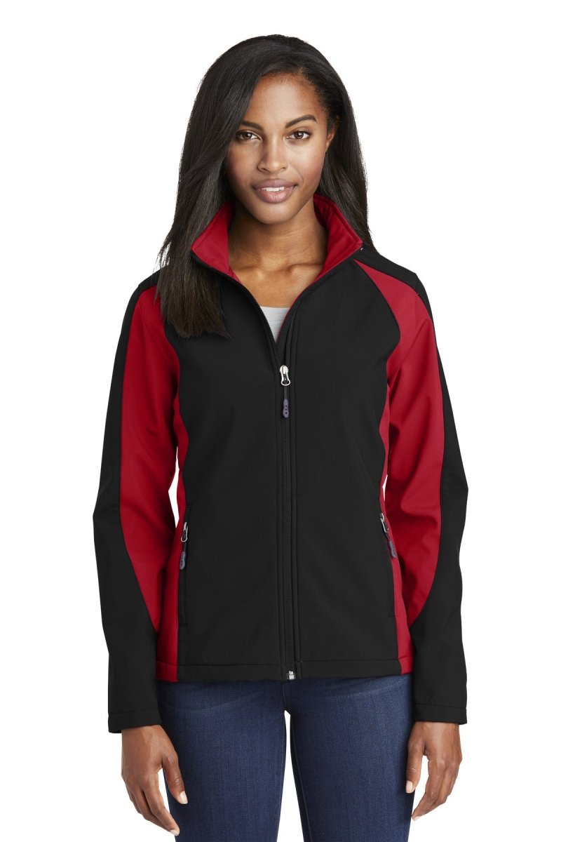 Sport-TekÂ® Ladies Colorblock Soft Shell Jacket. LST970 - uslegacypromotions