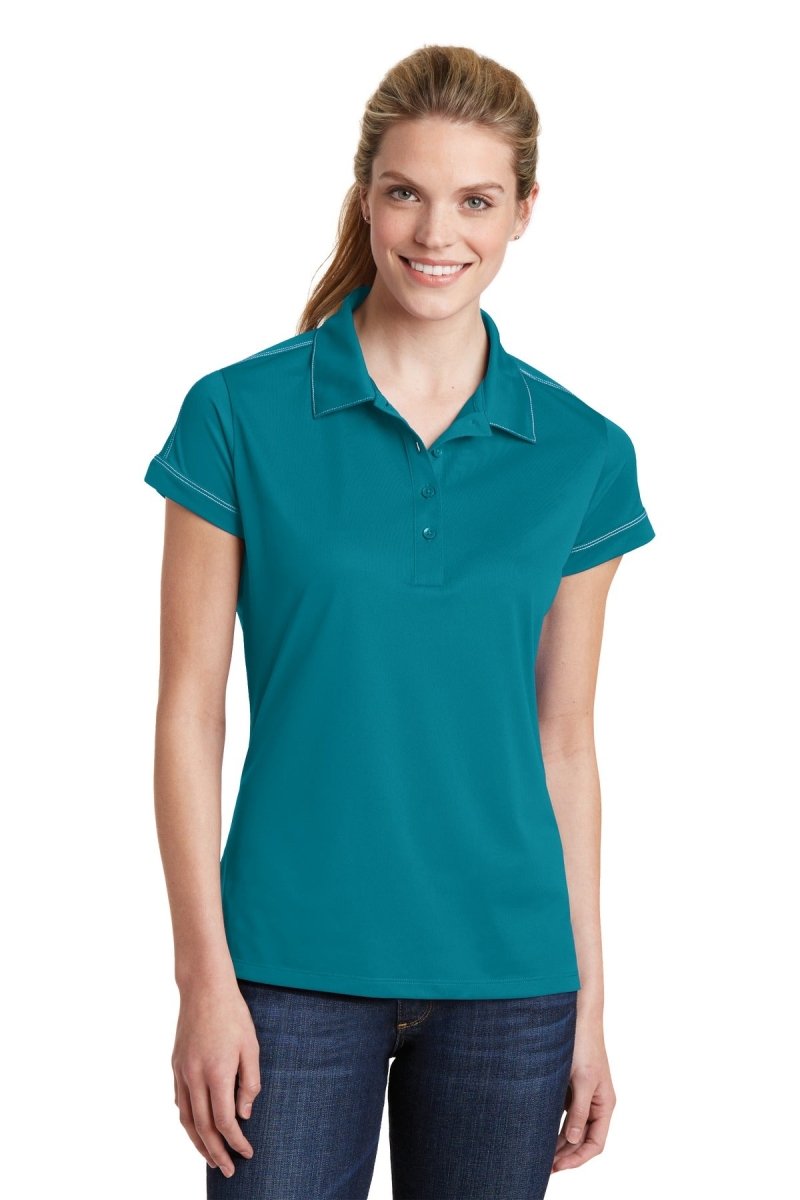 Sport-TekÂ® Ladies Contrast Stitch Micropique Sport-WickÂ® Polo. LST659 - uslegacypromotions