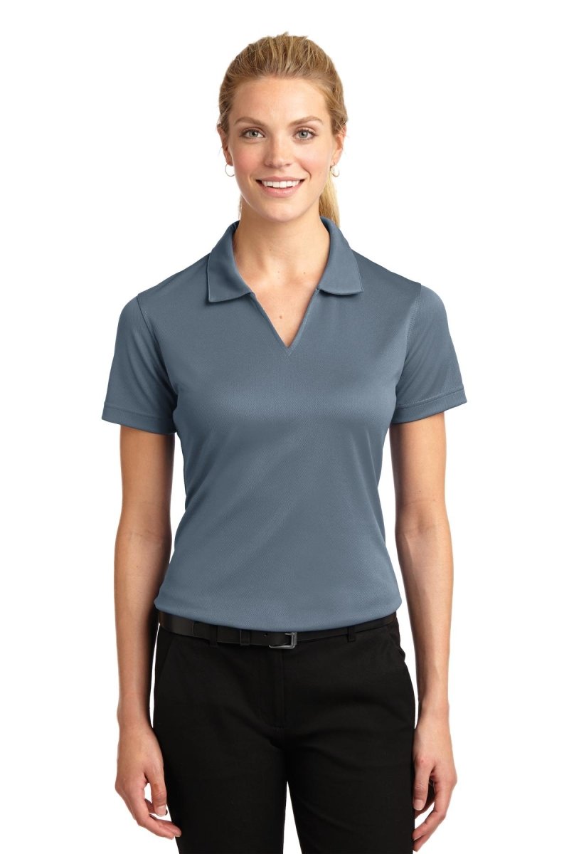 Sport-TekÂ® Ladies Dri-MeshÂ® V-Neck Polo. L469 - uslegacypromotions