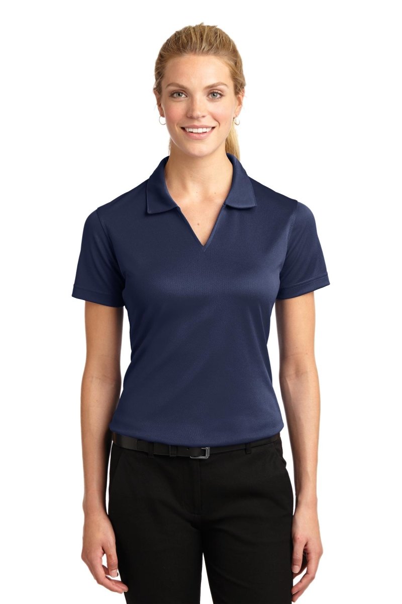 Sport-TekÂ® Ladies Dri-MeshÂ® V-Neck Polo. L469 - uslegacypromotions